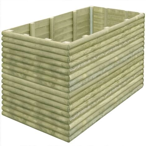 Garden Raised Bed 150x106x96 cm Impregnated Pinewood 19 mm