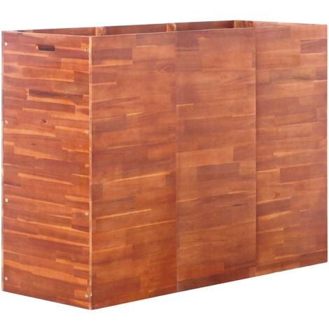 Garden Raised Bed Acacia Wood 150x50x100 cm