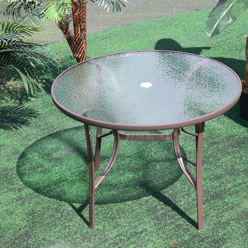 Garden Ripple Glass Round Table With Umbrella Hole L 12840388 23563128 1 