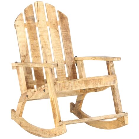 Garden Rocking Chair Solid Mango Wood vidaXL
