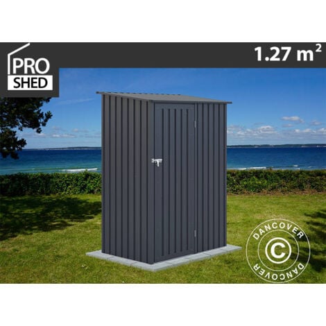DANCOVER Garden Shed 1.43x0.89x1.86 m, 1.27 m², ProShed®, Anthracite