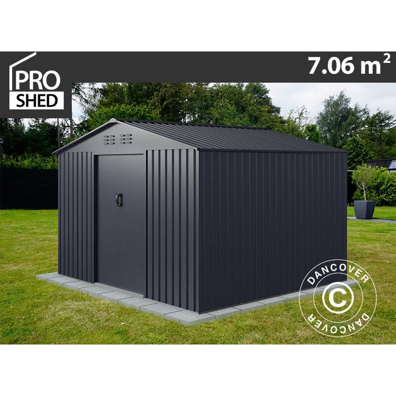 Garden Shed 2.77x2.55x1.92 m ProShed®, Anthracite