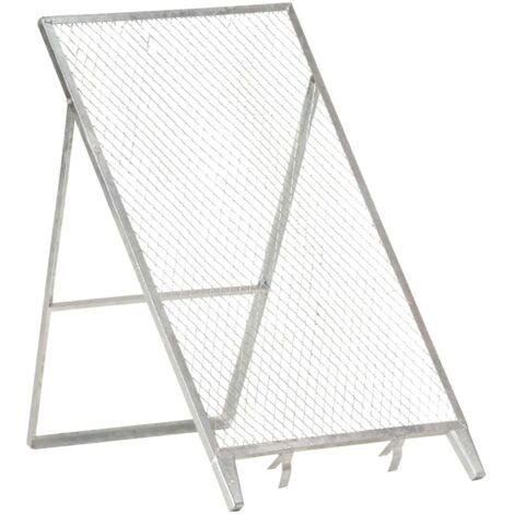 Garden Sieve Galvanised Steel vidaXL