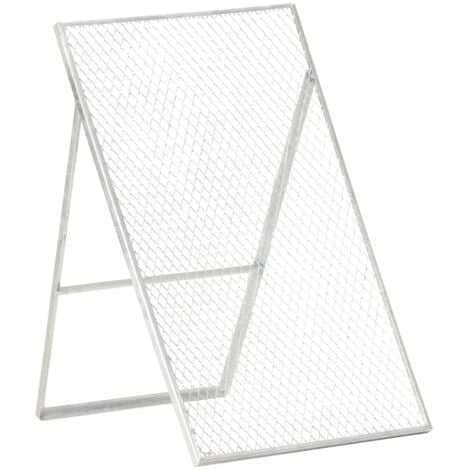 Garden Sieve Galvanised Steel vidaXL