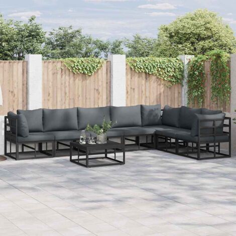 Garden Sofa Set with Cushion 7 pcs vidaXL