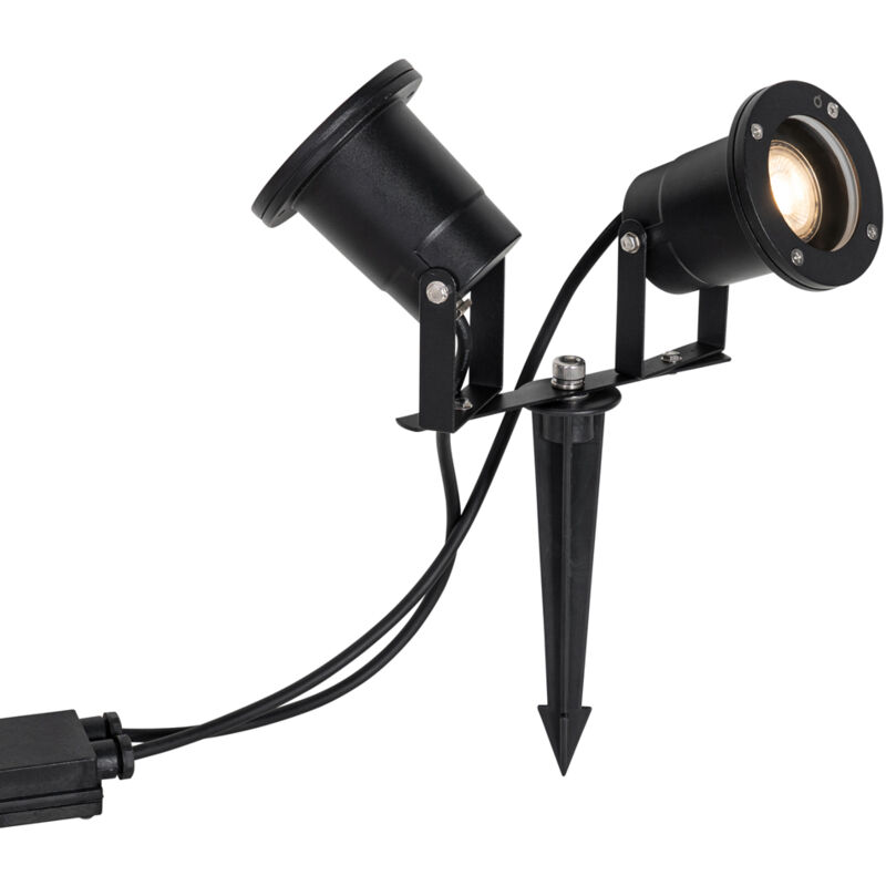 Image of Qazqa - Garden Spot Black Incl.&hellip;