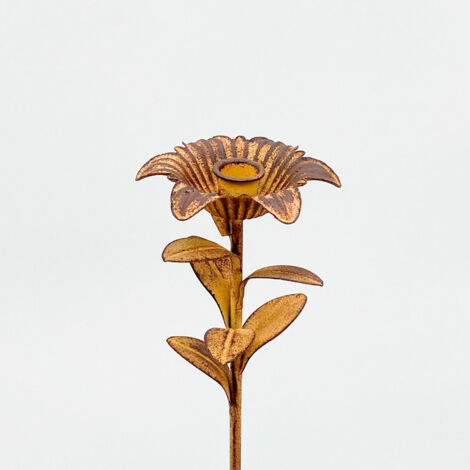 Garden Stake Candle Holder - L8 x W8 x H63 cm