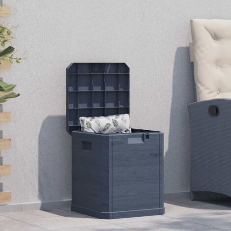 Garden Storage Box 90 L Anthracite vidaXL