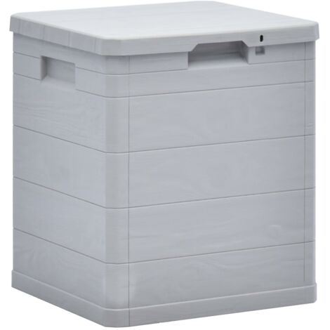 Garden Storage Box 90 L Light Grey