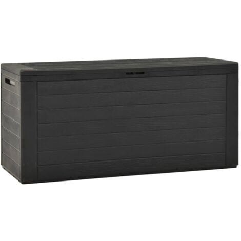 Garden Storage Box Anthracite 116x44x55 cm