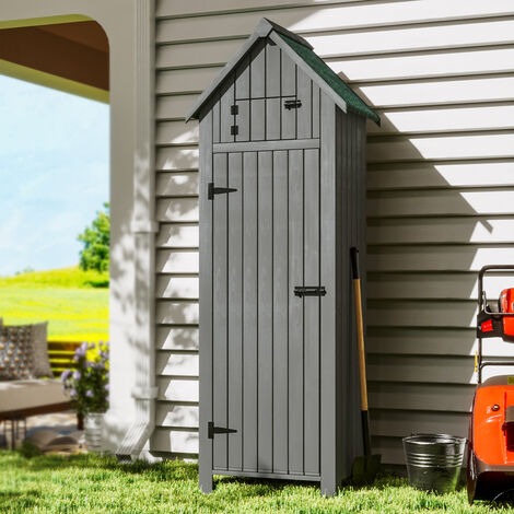 Garden Storage Box Shed Cabinet Tools Shelves Shelter Locker