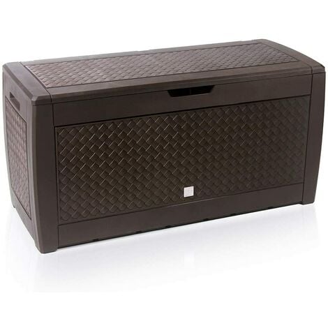 Garden Storage Box Utility Chest Cushion Shed Plastic Large Outdoor Garden Trunk