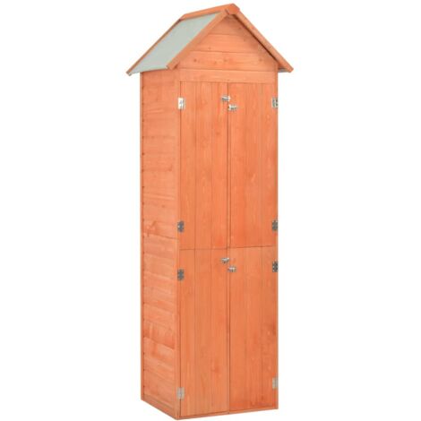 Garden Storage Shed 71x60x213 cm Wood