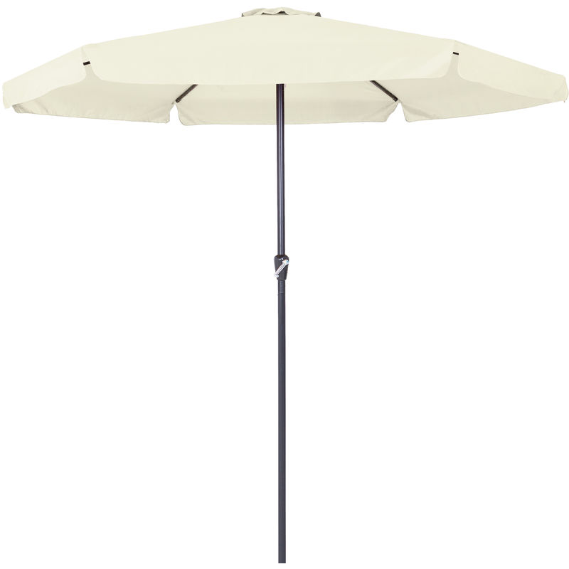 Garden Sun Parasol 3.3m Patio Umbrella UV-40 Shade Canopy Large Terrace Balcony Beige