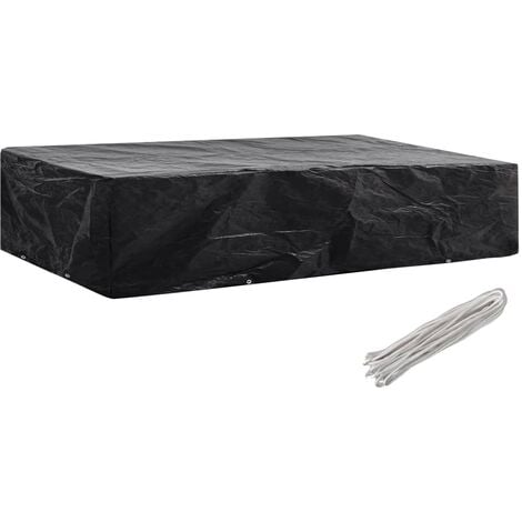 Garden Sunlounger Cover 8 Eyelets 218x77x55 cm vidaXL