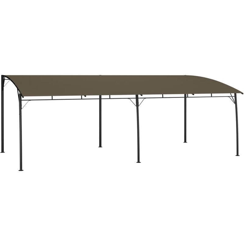 Garden Sunshade Awning 6x3x2.55 M Taupe Vidaxl