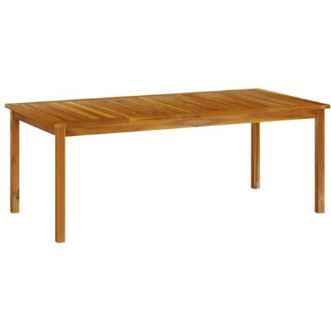 Garden Table 200x100x74 cm Solid Wood Acacia vidaXL