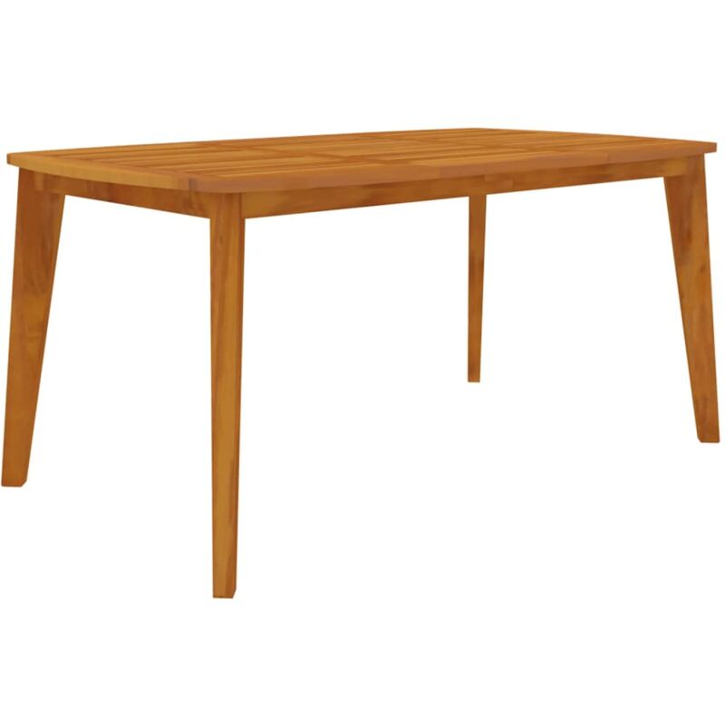 Garden Table 160x90x75 cm Solid Wood Acacia vidaXL - Brown