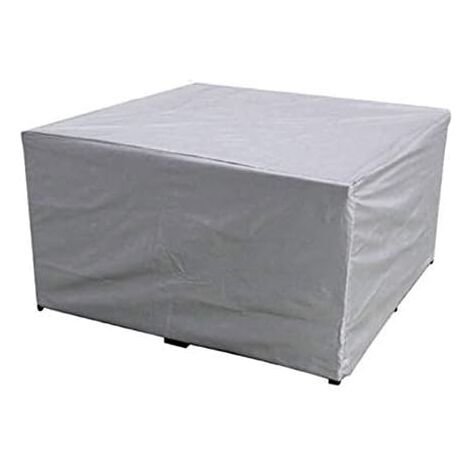 Garden Table Cover, Rectangular Waterproof Tarpaulin Cover for Outdoor Furniture, Wind/Rain/UV/Dust Proof, with Drawstrings(150x150x75cm)