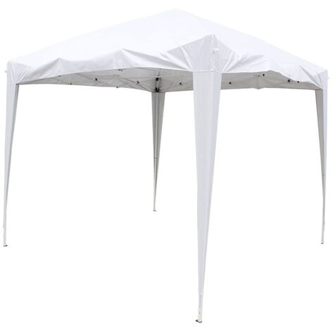 Garden Tent Gazebo Top Cover Roof Replacement Fabric Canopy 2.5x2.5m White