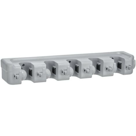 Garden Tool Wall Organiser 44.3 x 7 x 8.3 cm Plastic HI