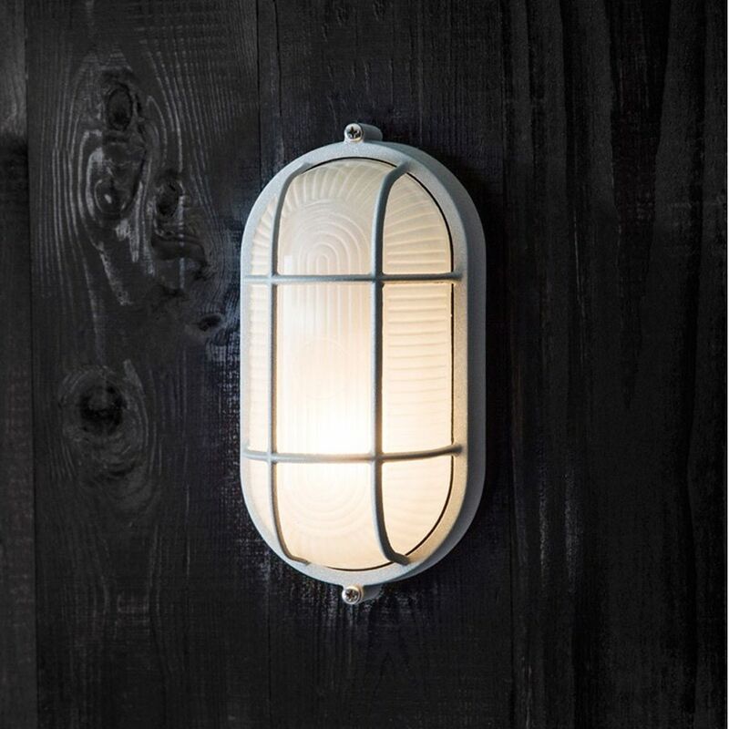 Garden Trading - Chatham Small Bulk Head Oval Mains Outdoor Garden Wall Light