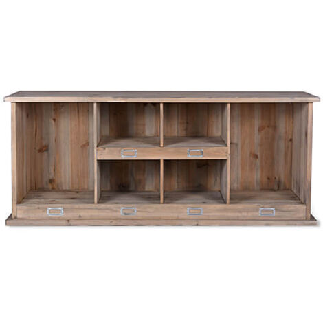 Garden Trading Chedworth Welly Locker Shoe Storage Unit Natural Wooden Spruce