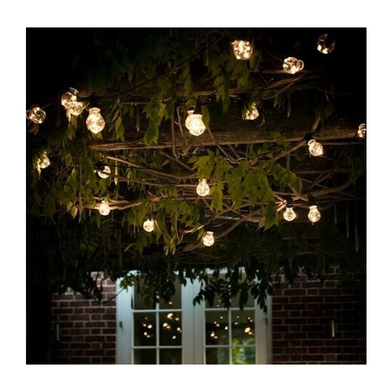 Classic Festoon Bulb String Lights Mains Garden 20 Lights LAFE02 - Garden Trading
