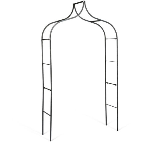 Garden Trading Farringdon Rose Arch Gothic Metal Garden Arch Pergola Plant