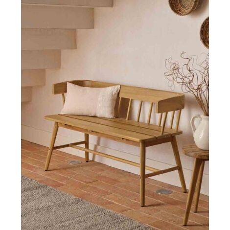 Garden Trading Outdoor Bramley Bench Seat Chair Wooden Garden Patio Park