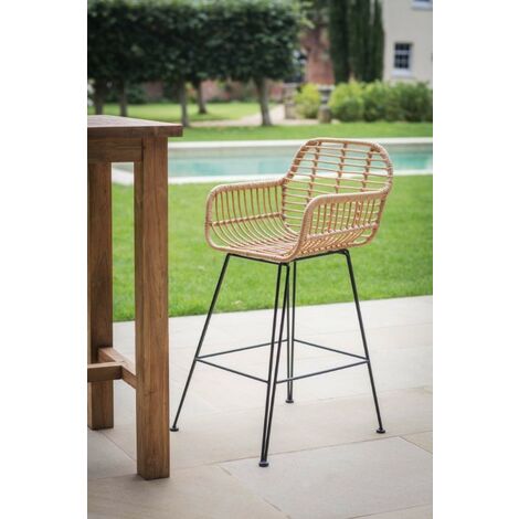 White bamboo deals bar stools