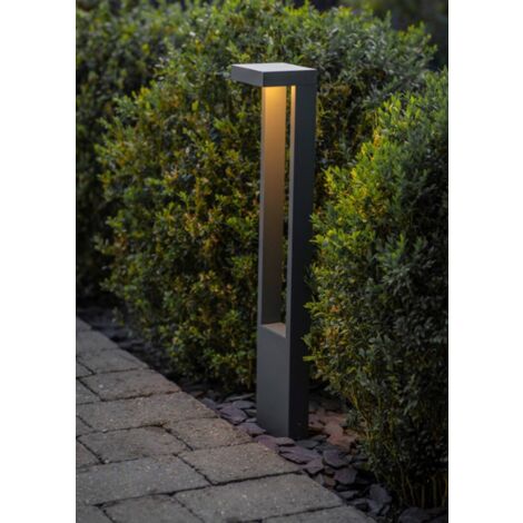 Garden Trading Priors Post Path Mains Modern Garden Light Dark Grey Aluminium