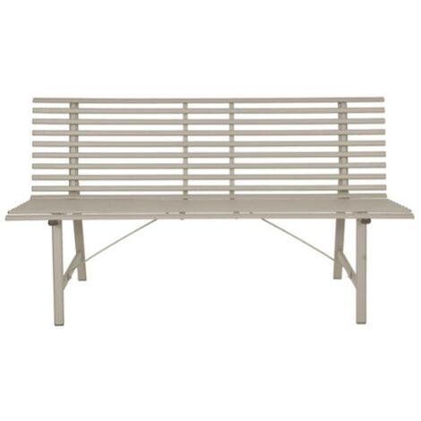 Garden Trading Richmond Outside Inside Park Bench Seat Clay Metal Steel