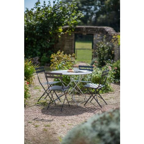 Garden Trading Rive Droite Patio Bistro Table Clay Beige Outdoor Indoor