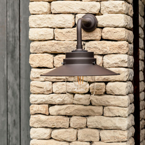 Garden Trading Semington Belfast Coffee Been Mains Outdoor Garden Wall Light