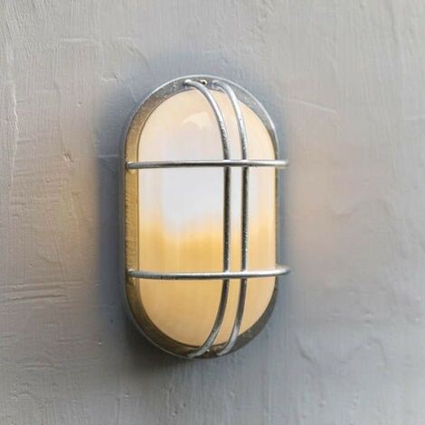 Garden Trading St Ives Bulk Head Cage Nautical Mains Fisherman Wall Light LAHP03