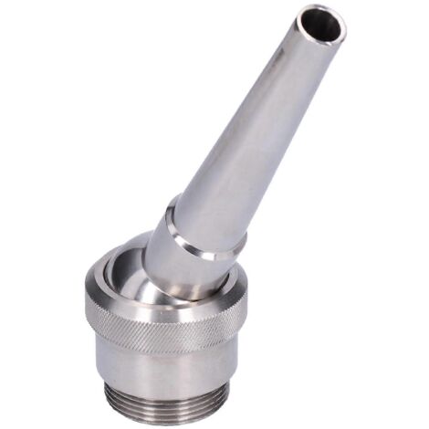 Garden Water Jet Nozzle G1‑1/2 Male Thread 46mm Adjustable Direction Jet Water Spray Head