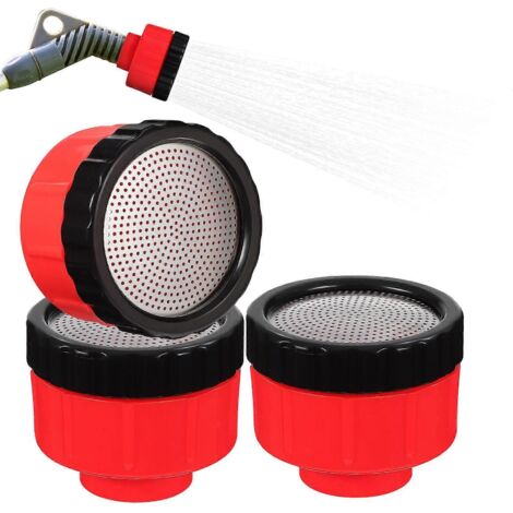 Garden Water Spray Nozzle Plastic with 400 Tiny Holes Round Disc for Flower Plants Seedlings 3Pcs