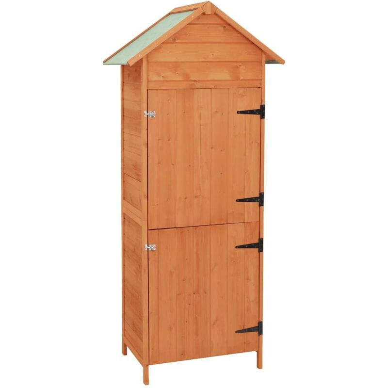 Garden Storage Cabinet Brown 79x49x190 cm - VIDAXL