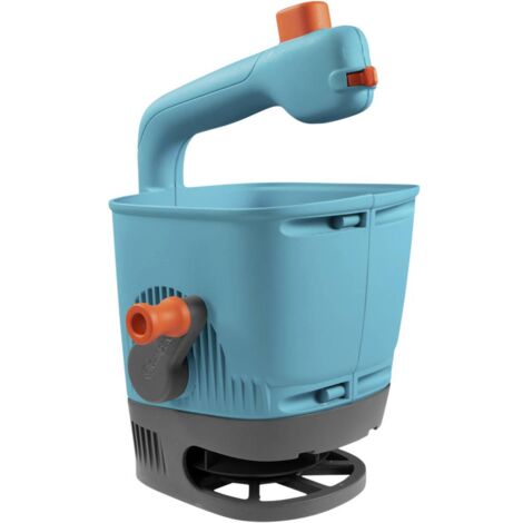 GARDENA 00431-30 Epandeur manuel Largeur dépandage (plage) 100 à 400 cm 1.80 l - turquoise, gris, orange