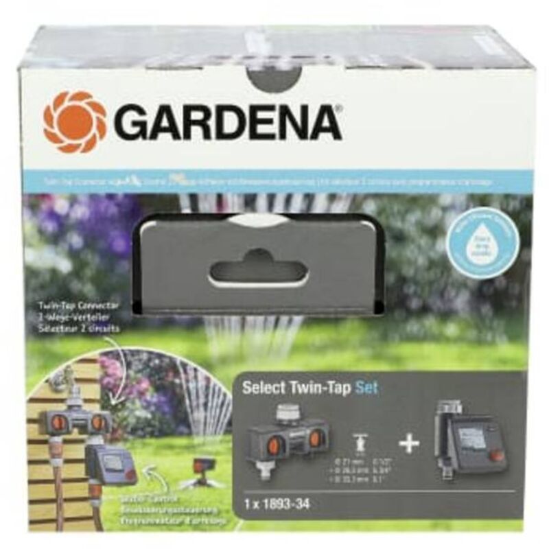 GARDENA 01893 34 Irrigation Control Select & distributeur 2 voies offre spéciale