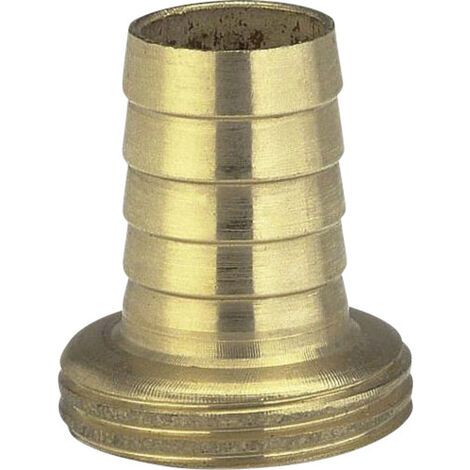 GARDENA 07148-20 Messing Schlauch-Verschraubung 33,25 mm (1") AG, 19 mm (3/4") Ø