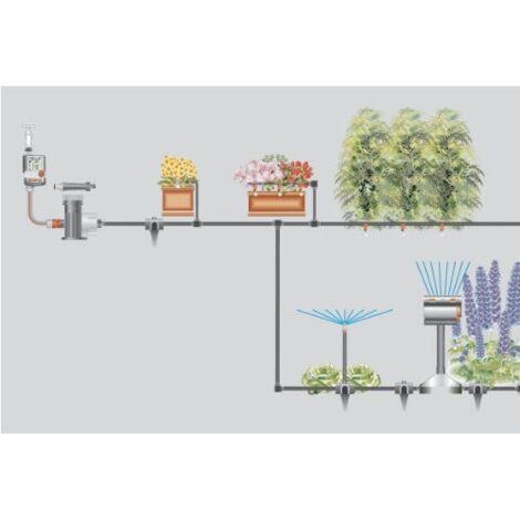 GARDENA 08381-20 Pièce en L Micro-Drip-System