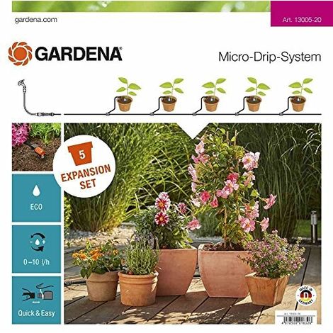 Gardena Micro-Drip-System T-conjoint pour Buses de Pulvérisation-Pack de 5-8332-20 