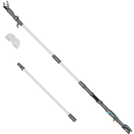 GARDENA 14776-20 Akku-Teleskop-Baumschere HighCut 360/18V P4A Ready-To-Use Set