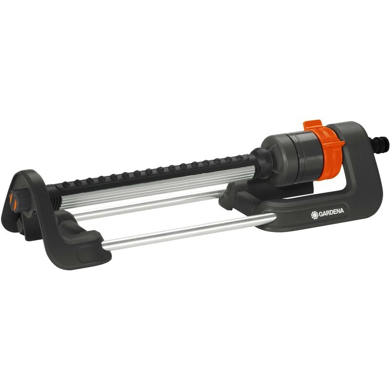 

18702-20 Aspersor Oscilante Aqua M Adaptable a jardines de 110 a 250m2 Alcance ancho 14m y largo 18m - Gardena