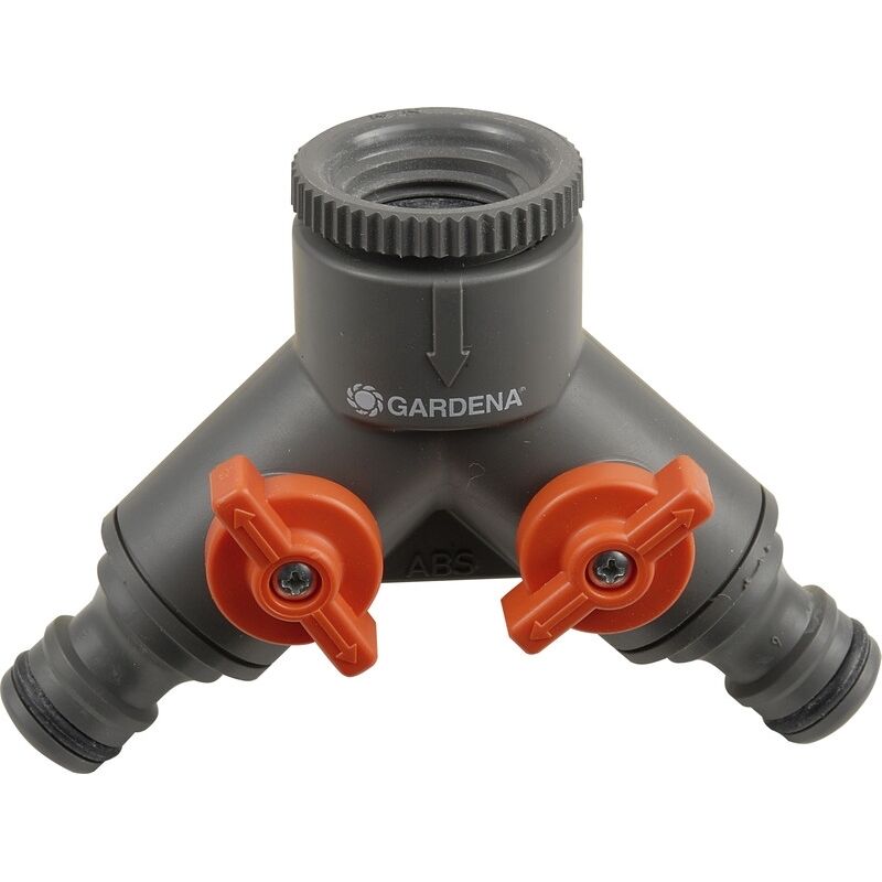 Gardena 2-wege-ventil Für Den Wasserhahn - 21 Mm (g 1/2'') Oder 26, 5 Mm 00936-20