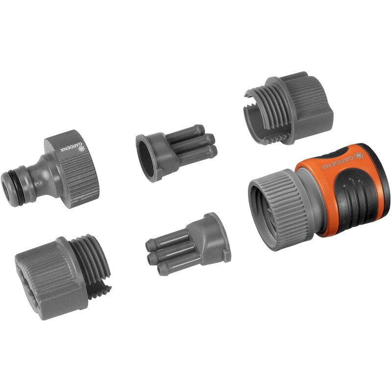 

Gardena Set De Conexiones Para Los Extremos De La Manguera Microporosa, Estándar