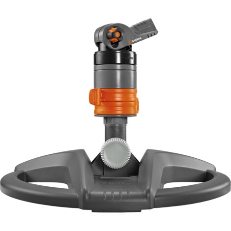 GARDENA Aspersor de riego con turbina sectorial Comfort para superficies de riego de 450 m2, alcance 12 m (08143-20)