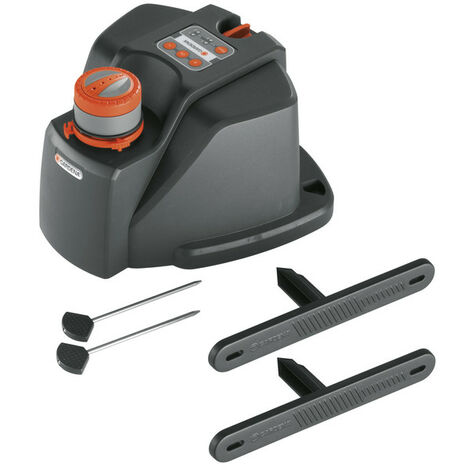 GARDENA Aspersor de riego para grandes superficies AquaContour automatic Comfort para superficies de riego de 350 m2, alcance 9 m (08133-20)